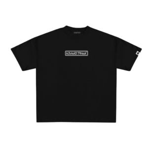 a’s heart black tee